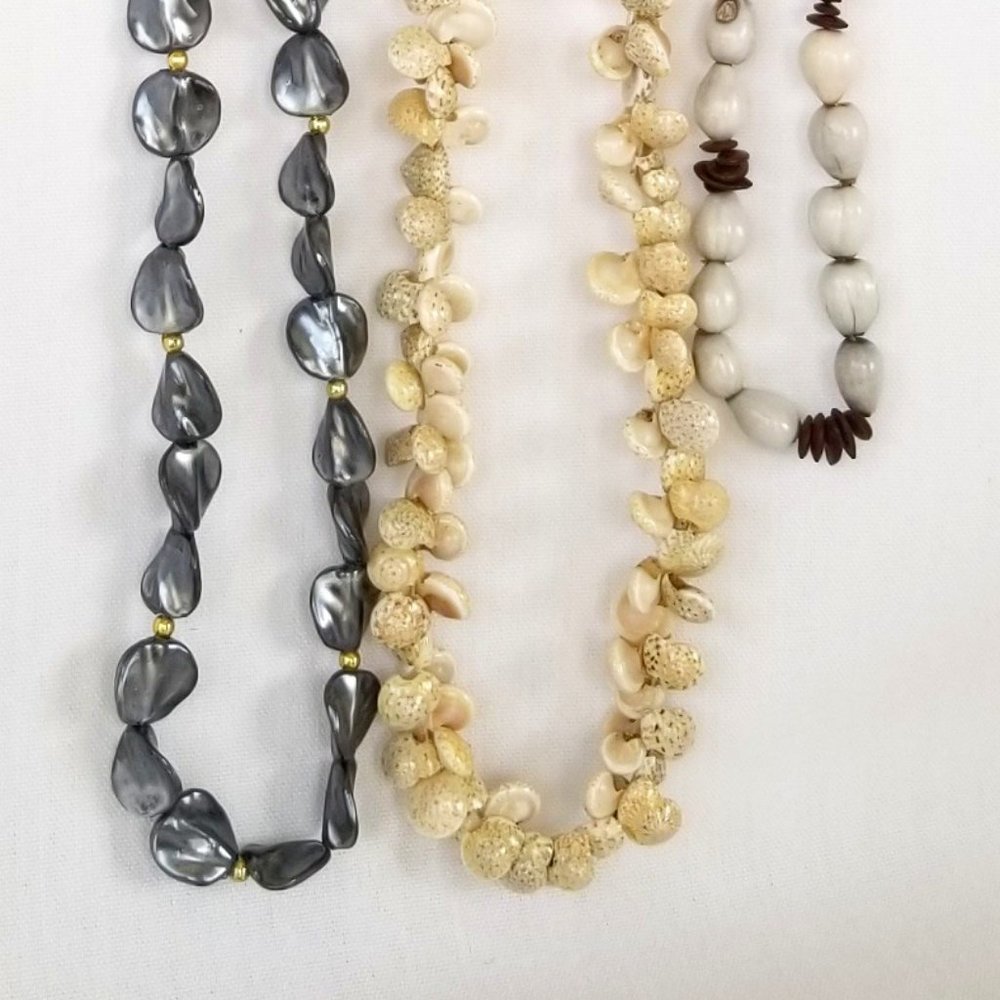 Seashell Necklace Bundle 3 Pieces